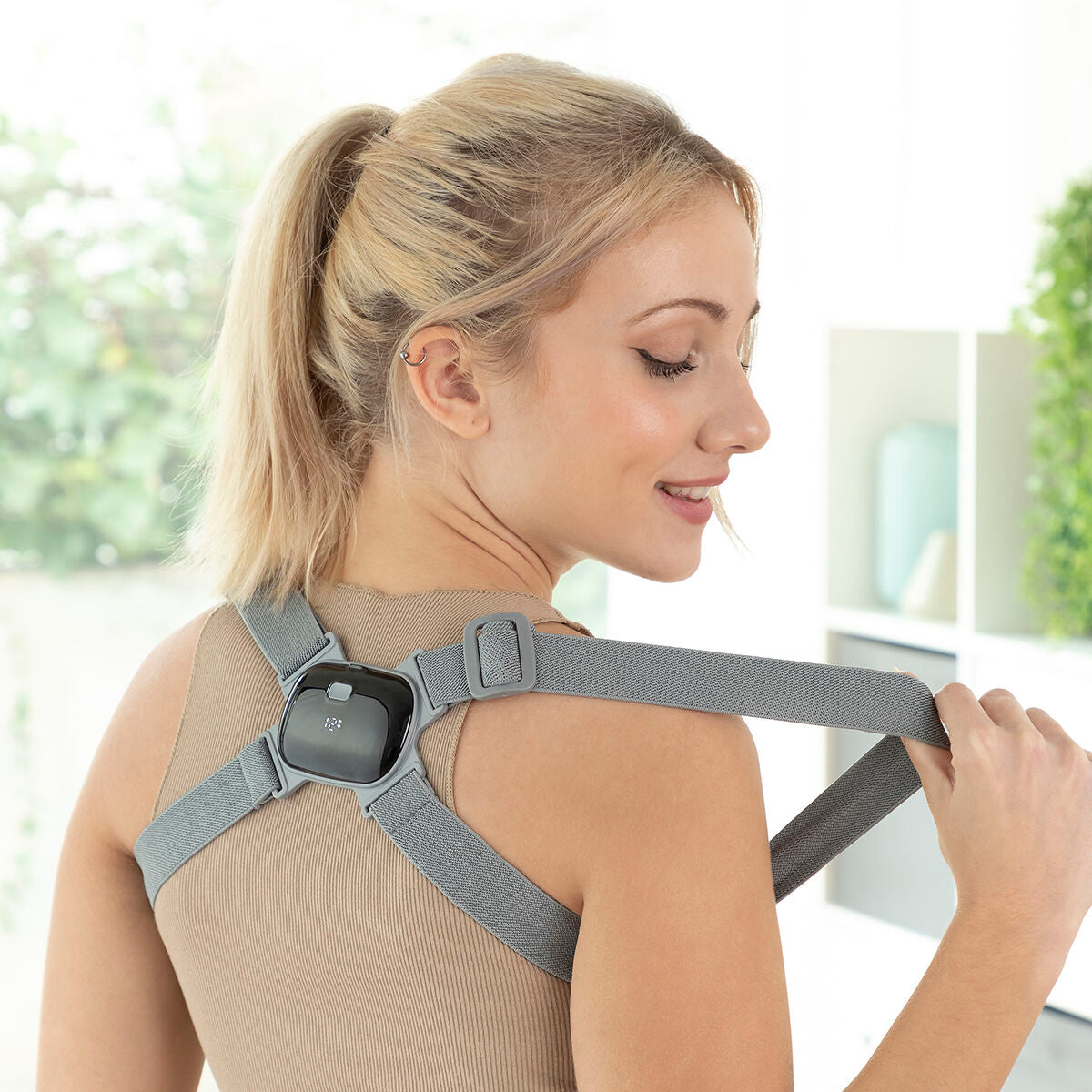 Intelligent Rechargeable Posture Trainer with Vibration